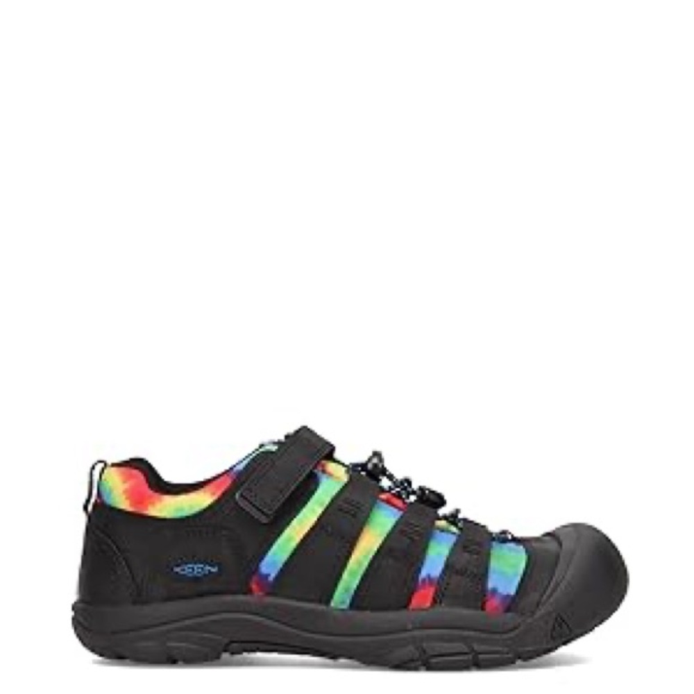 NEW!! Keen Kids' Newport Casual Sneaker Black/Original Tie Dye Size 8 Toddler